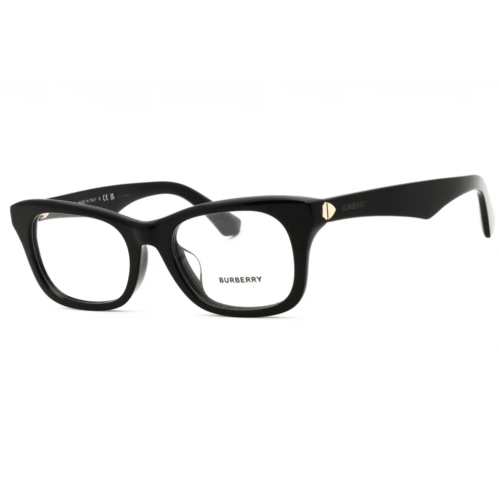 NWT Burberry 0BE2422F Black Rectangle 52mm Eyeglasses